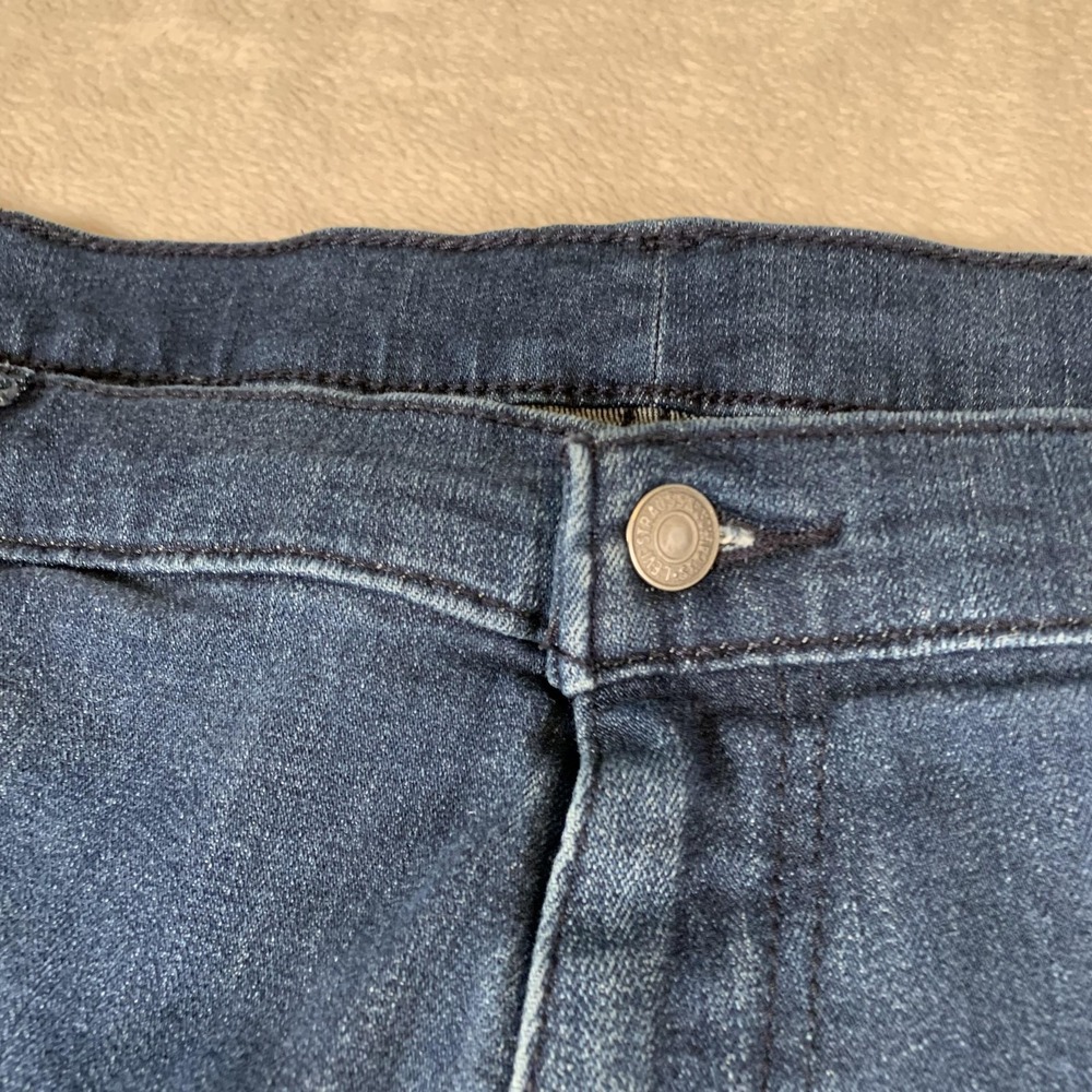 Levis 559 Jeans Mens 46x30 Straight Leg Stretch Denim Relaxed Fit Medium Wash - Picture 2 of 16